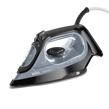 Braun TexStyle 3 SI 3055 BK Steam Iron 2400W - Efficient, Stylish, and Powerful Performance!